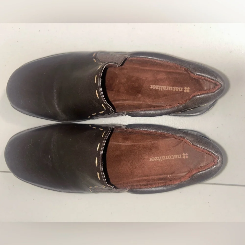 Naturalizer Brown Leather Loafers Women’s 9 Mansel